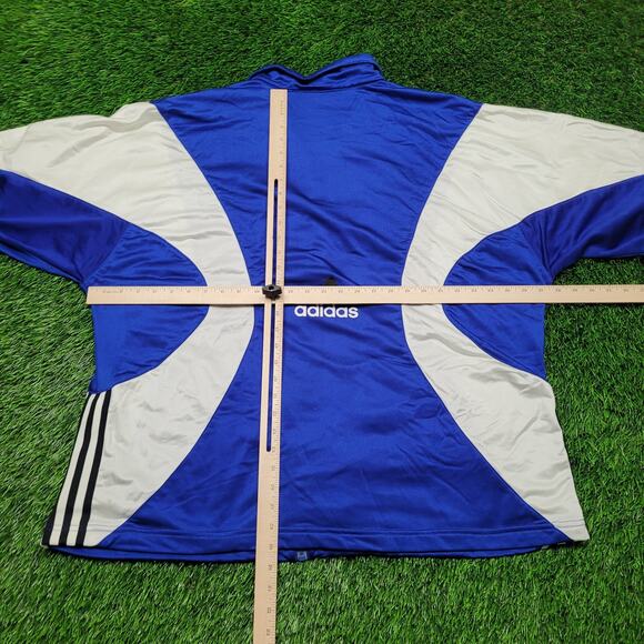 VTG 90s Adidas Equipment Silver Tag Track Jacket Mens XL Oversized Fit EQT - Picture 7 of 12